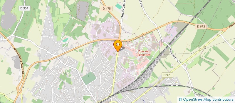 localisation de l'entreprise PARROT à DOLE
