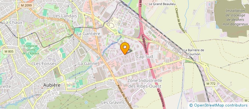 localisation de l'entreprise PARROT NDT  AUBIERE