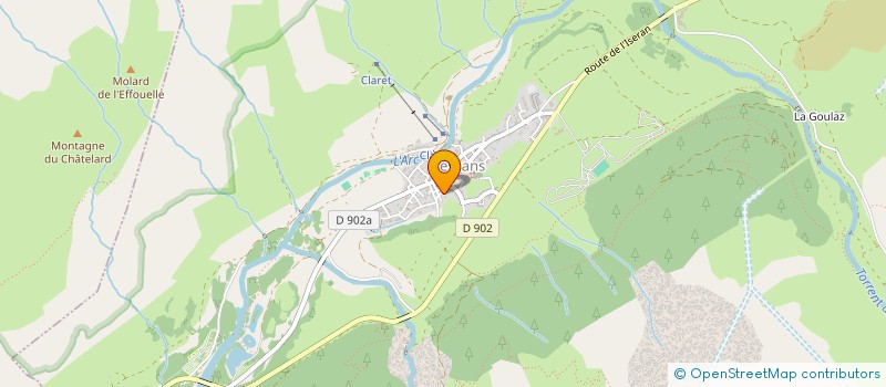 localisation de l'entreprise PARROUR MELOT  BESSANS