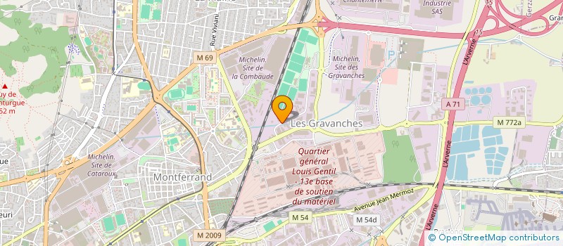 localisation de l'entreprise PARRY HOME  CLERMONT-FERRAND