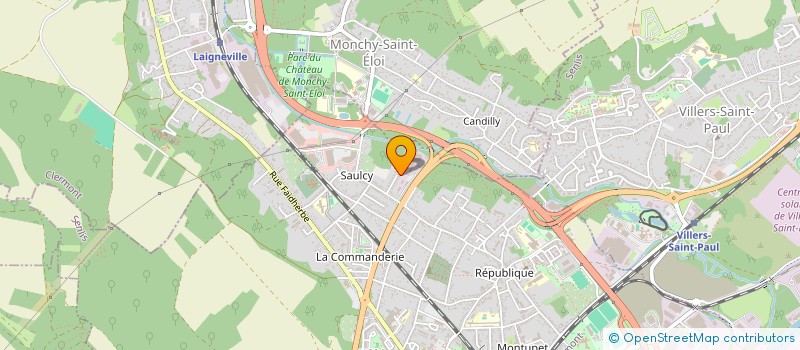 localisation de l'entreprise PARS  NOGENT-SUR-OISE