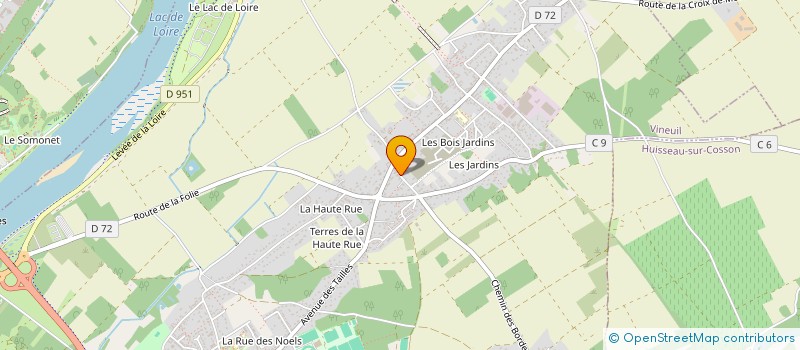 localisation de l'entreprise PARS MUSICA à VINEUIL