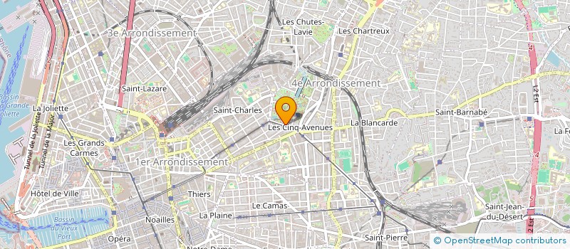 localisation de l'entreprise PARS PAS LES MAINS VIDES à MARSEILLE