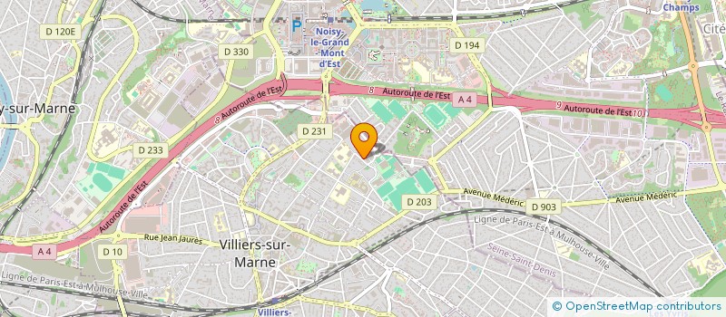 localisation de l'entreprise PARSA à VILLIERS-SUR-MARNE