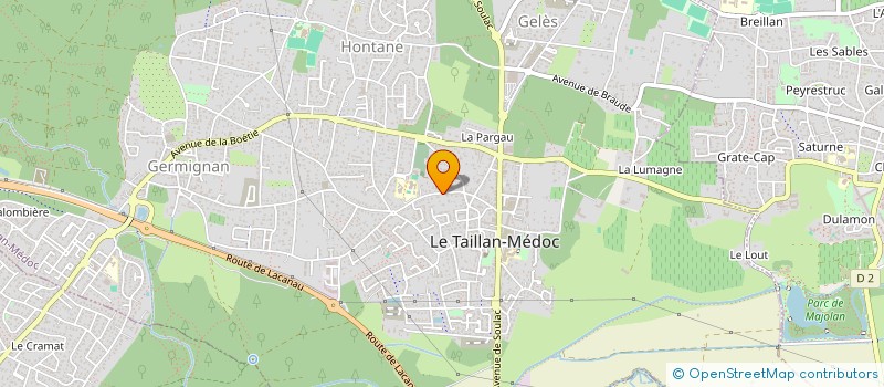 localisation de l'entreprise PARSAIS  LE TAILLAN-MEDOC
