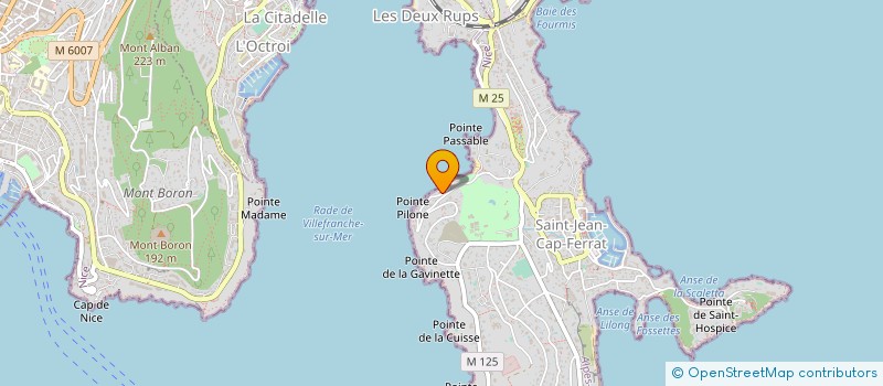 localisation de l'entreprise PARSEC  SAINT-JEAN-CAP-FERRAT