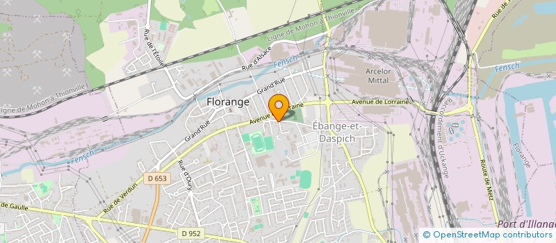 localisation de l'entreprise PARSEC  FLORANGE