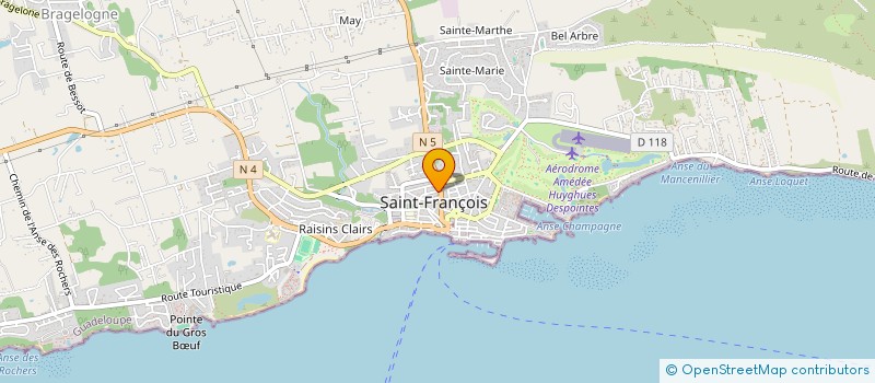 localisation de l'entreprise PARSHAD-CAPOUL à SAINT-FRANCOIS