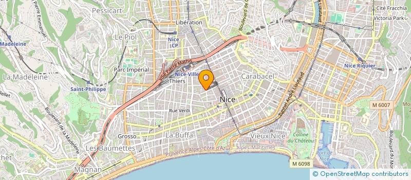 localisation de l'entreprise PARSIFAL  NICE