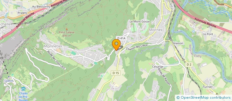 localisation de l'entreprise PARSIFAL  MONNETIER-MORNEX