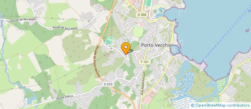 localisation de l'entreprise PARSOBRI à PORTO-VECCHIO