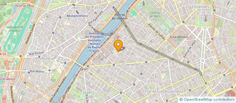 localisation de l'entreprise PARSUPER à PARIS
