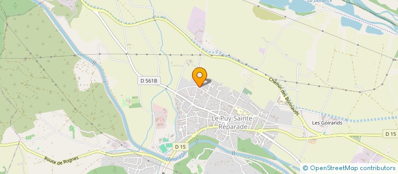 localisation de l'entreprise PARSY ET FILS  LE PUY-SAINTE-REPARADE