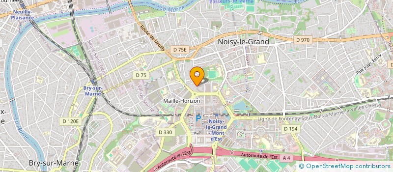 localisation de l'entreprise PARSYS LEASE  NOISY-LE-GRAND