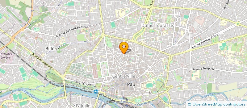 localisation de l'entreprise PART'AGE 64 à PAU