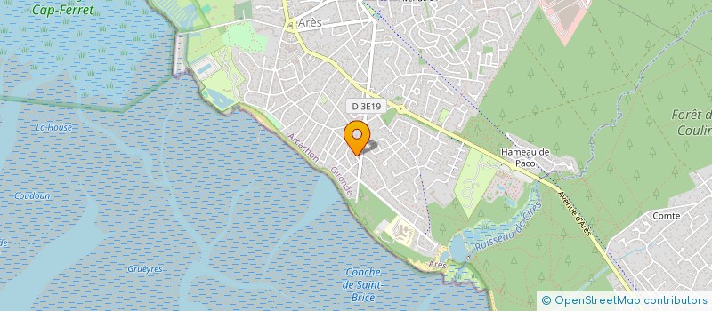 localisation de l'entreprise PART AGE  ARES