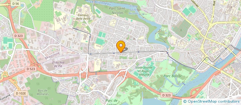 localisation de l'entreprise PART'AGE EMPLOI à ANGERS