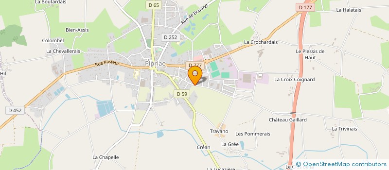 localisation de l'entreprise PART'AGE ET RENCONTRES  PIPRIAC