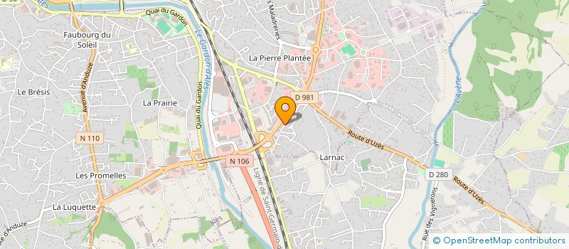 localisation de l'entreprise PART'AGES+  ALES