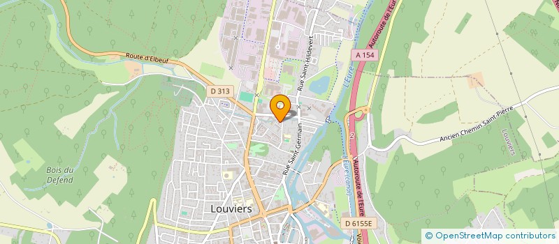 localisation de l'entreprise PART D'HISTOIRE  LOUVIERS