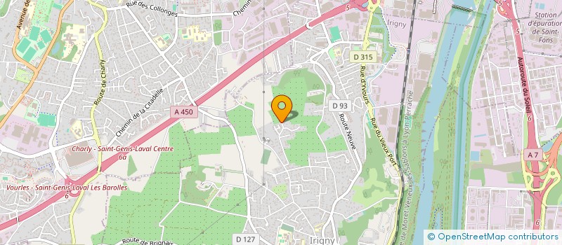 localisation de l'entreprise PART FAMILY  IRIGNY