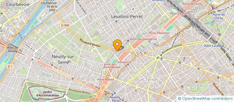 localisation de l'entreprise PART FINANCE à LEVALLOIS-PERRET