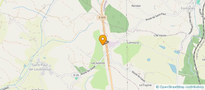 localisation de l'entreprise PART'INVEST  SAINT-PAUL-FLAUGNAC