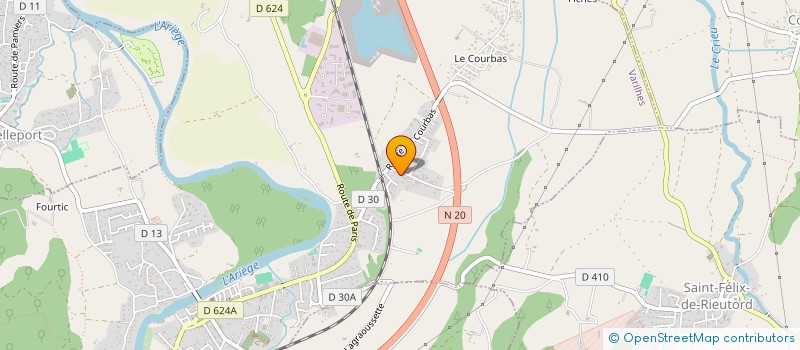 localisation de l'entreprise PART'IST à VARILHES