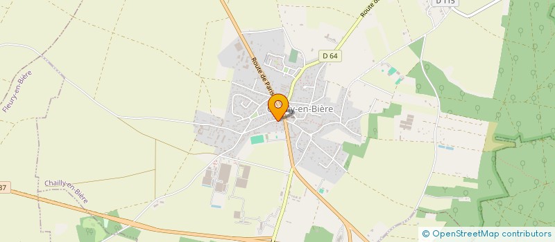 localisation de l'entreprise PART' MUSIQUE  CHAILLY-EN-BIERE