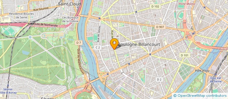 localisation de l'entreprise PART-TIME EXECUTIVES  BOULOGNE-BILLANCOURT