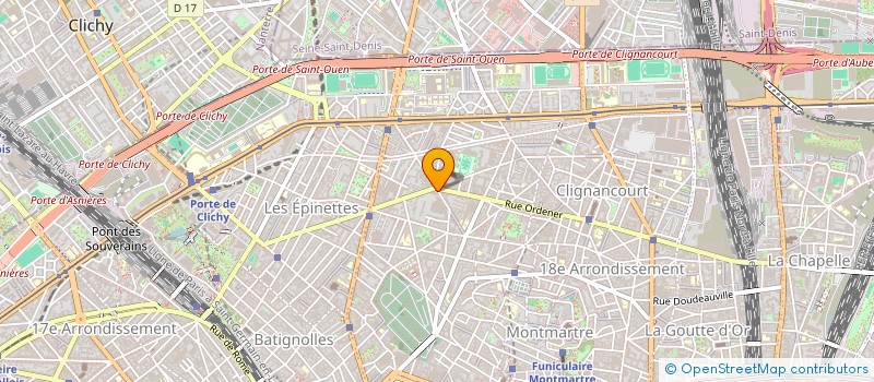 localisation de l'entreprise PARTAGE  PARIS