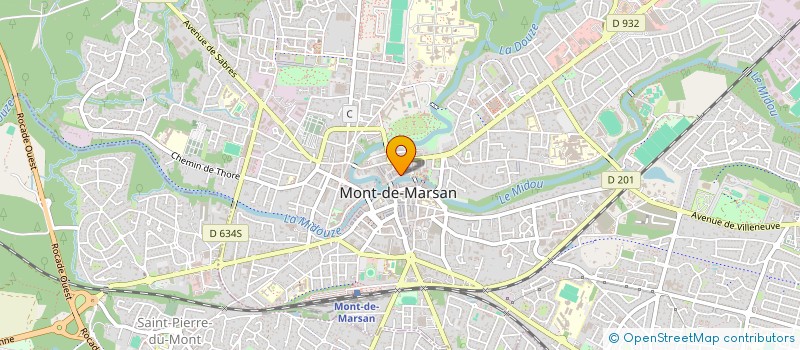 localisation de l'entreprise PARTAGE à MONT-DE-MARSAN