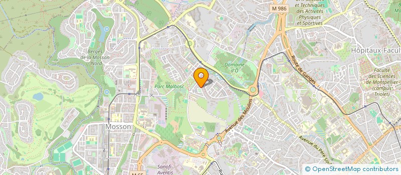 localisation de l'entreprise PARTAGE à MONTPELLIER