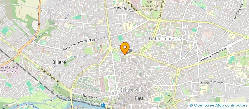 localisation de l'entreprise PARTAGE 64 à PAU
