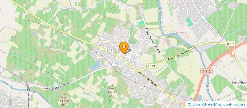 localisation de l'entreprise PARTAGE  MARAUSSAN