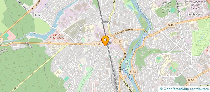 localisation de l'entreprise PARTAGE à EPINAL