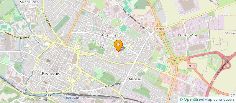 localisation de l'entreprise PARTAGE  BEAUVAIS