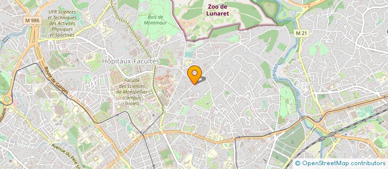 localisation de l'entreprise PARTAGE ASSOCIATIF DES RESEAUX TOURISTIQUES ET TERRITORIAUX DE LA CULTURE à MONTPELLIER