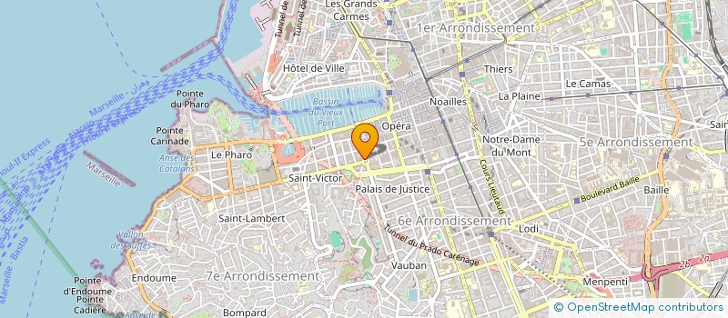 localisation de l'entreprise PARTAGE, CADRE ET BIENVEILLANCE à MARSEILLE