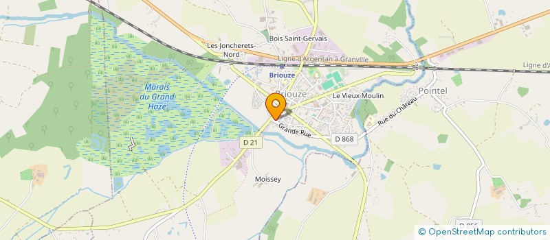 localisation de l'entreprise PARTAGE D'AMOUR à BRIOUZE