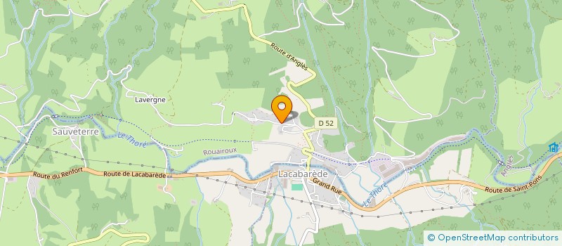 localisation de l'entreprise PARTAGE D'INITIATIVES AGRO-FORESTIERES  ROUAIROUX