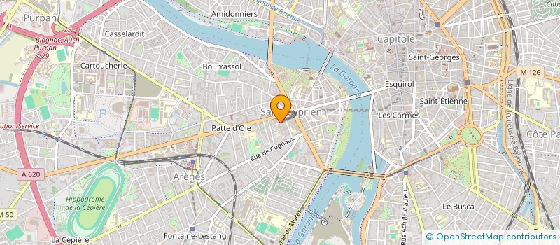 localisation de l'entreprise PARTAGE ET COOPERATION EN OCCITANIE  TOULOUSE