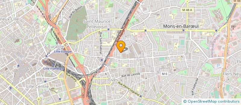 localisation de l'entreprise PARTAGE ET ENTRAIDE à LILLE