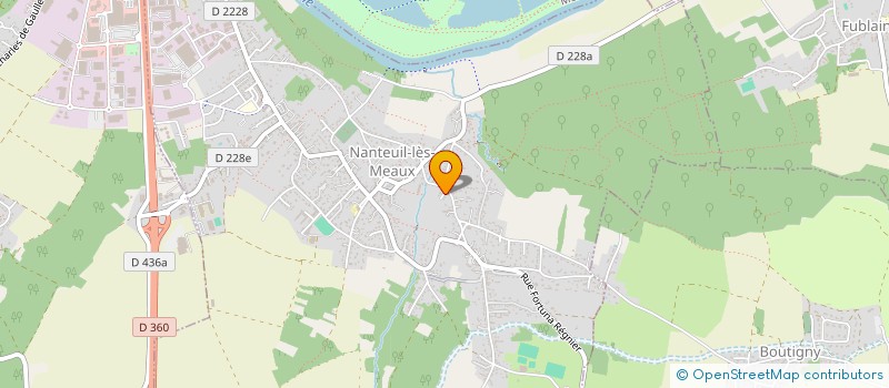 localisation de l'entreprise PARTAGE ET ESPOIR à NANTEUIL-LES-MEAUX