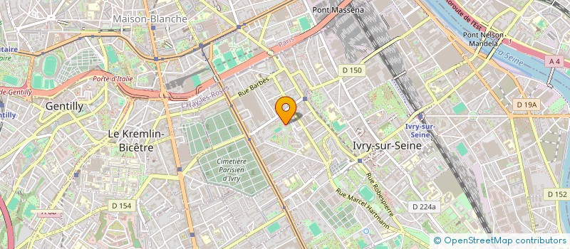 localisation de l'entreprise PARTAGE ET VIE à IVRY-SUR-SEINE