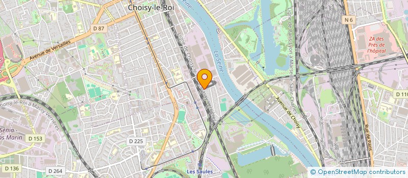 localisation de l'entreprise PARTAGE - FEMININ AU PLURIEL à CHOISY-LE-ROI