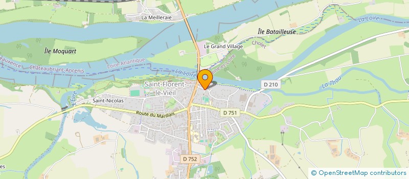 localisation de l'entreprise PARTAGE HAITI  MAUGES-SUR-LOIRE