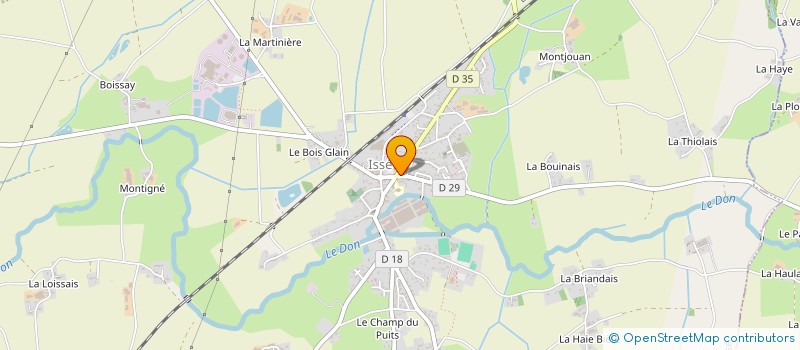 localisation de l'entreprise PARTAGE ISSEEN ASSOCIATION INTERGENERATIONNELLE ET RETRAITE  ISSE