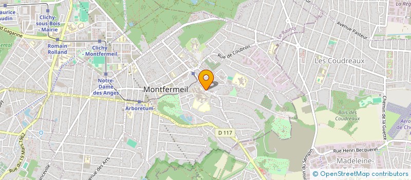 localisation de l'entreprise PARTAGE METIER INSERTION à MONTFERMEIL