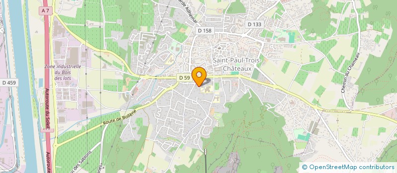 localisation de l'entreprise PARTAGE PLUS à SAINT-PAUL-TROIS-CHATEAUX